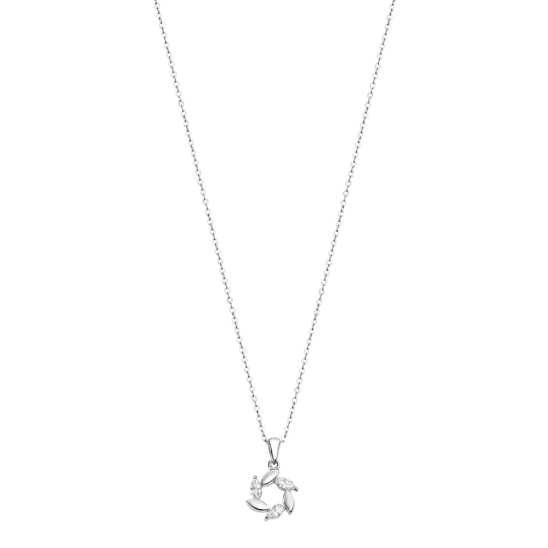COLLAR HOJA LOTUS SILVER PURE ESSENTIAL LP3188-1/1 PLATA, MUJER