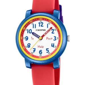 Reloj K5827/5 Digitana de caucho con correa color rojo