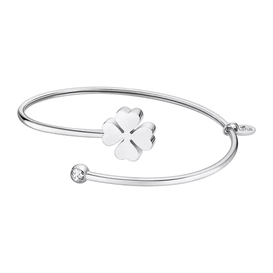 PULSERA TRÉBOL LOTUS STYLE LS2169-2/5 ACERO INOXIDABLE 316L, MUJER