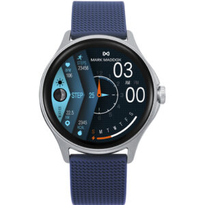 Reloj Smart de policarbonato con correa de silicona azul REF.HS2006-10