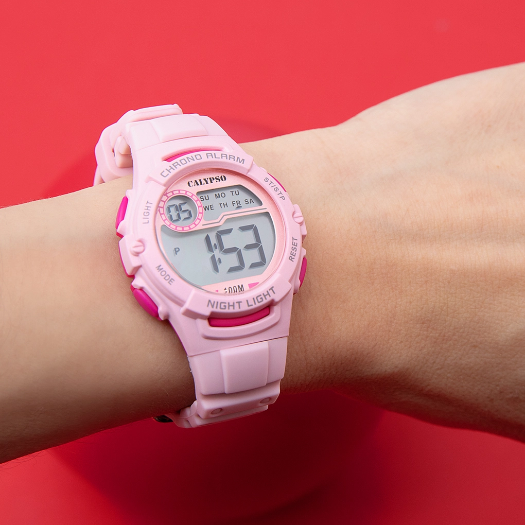 RELOJ CALYPSO JUNIOR COLLECTION K5852/1 ROSA UNISEX - Imagen 2