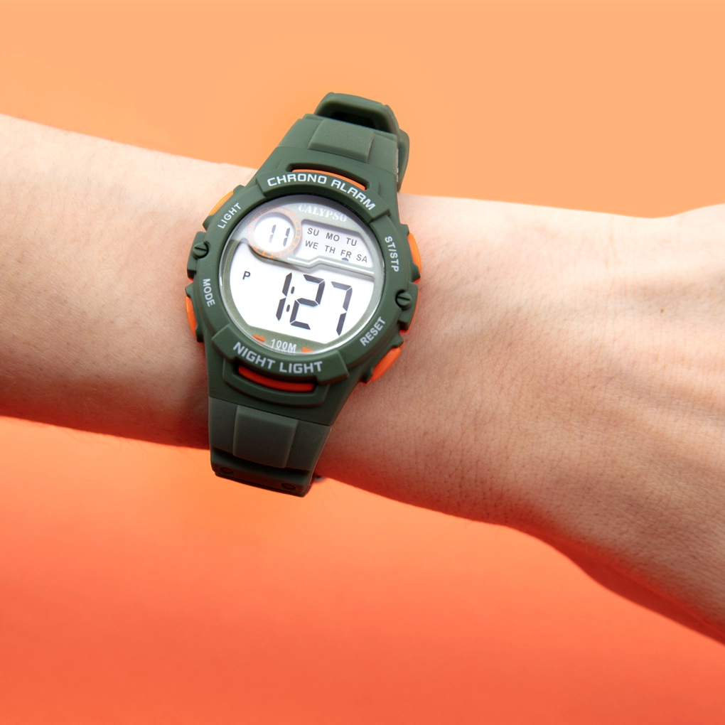 RELOJ CALYPSO JUNIOR COLLECTION K5852/4 VERDE UNISEX - Imagen 2