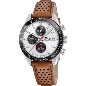 RELOJ LOTUS CHRONO 18995/1 BLANCO CORREA DE PIEL, HOMBRE