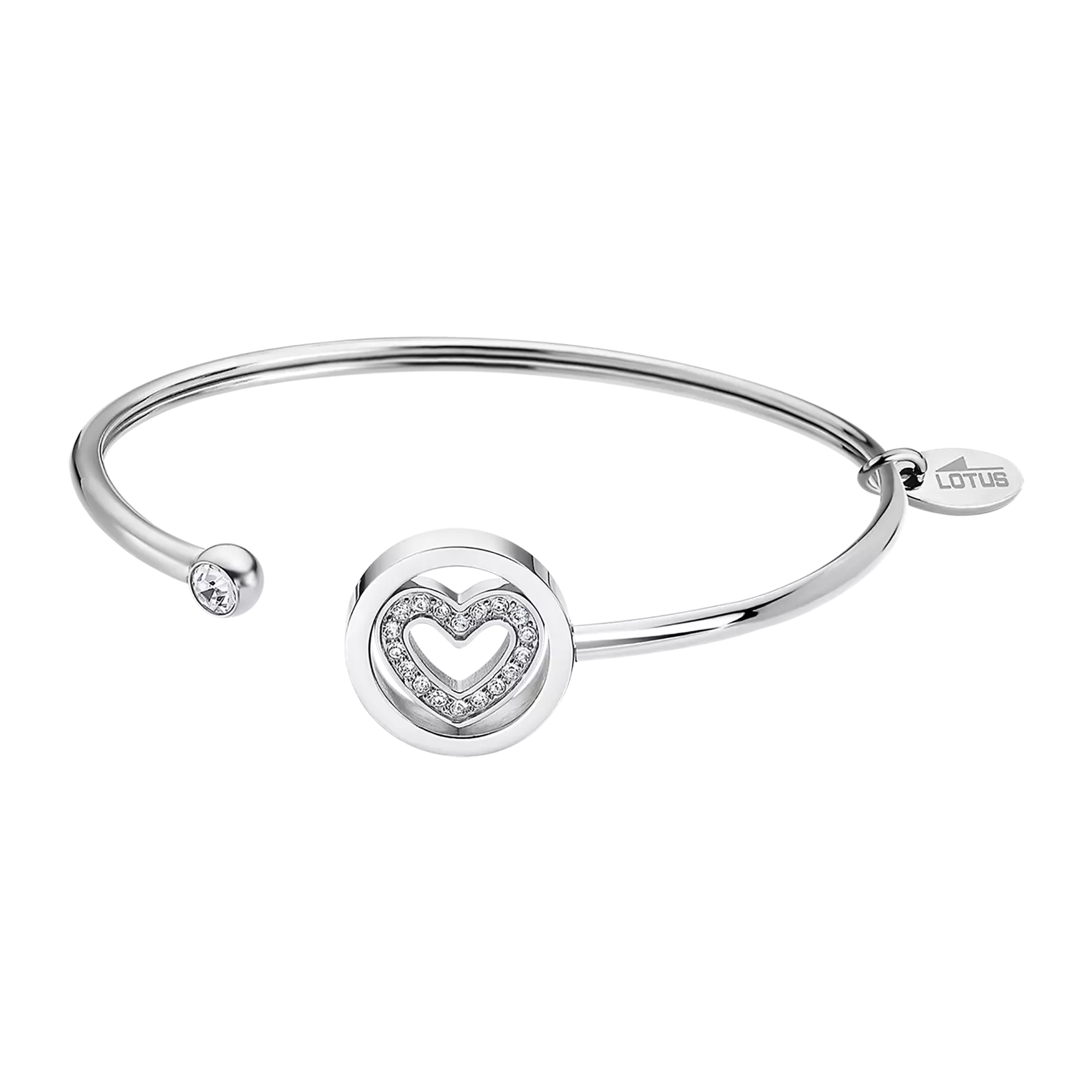 PULSERA CORAZÓN LOTUS STYLE LS2182-2/1 ACERO INOXIDABLE 316L, MUJER
