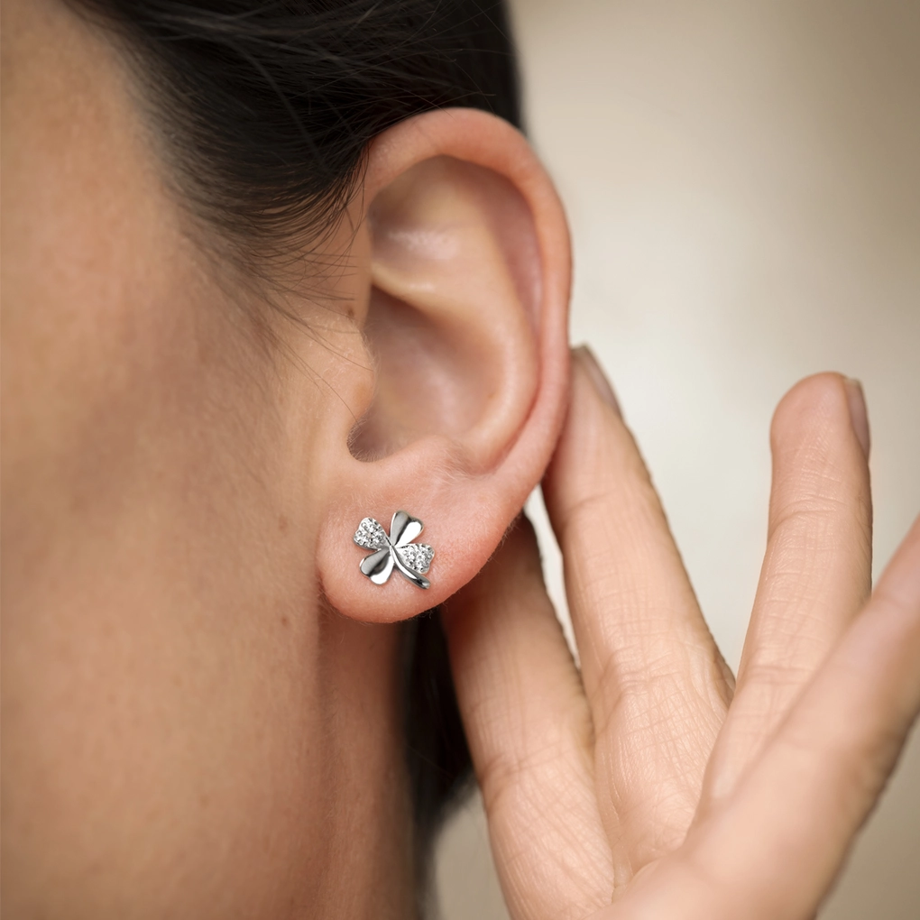 PENDIENTES TRÉBOL LOTUS SILVER LP3108-4/1 PLATA, MUJER - Imagen 2