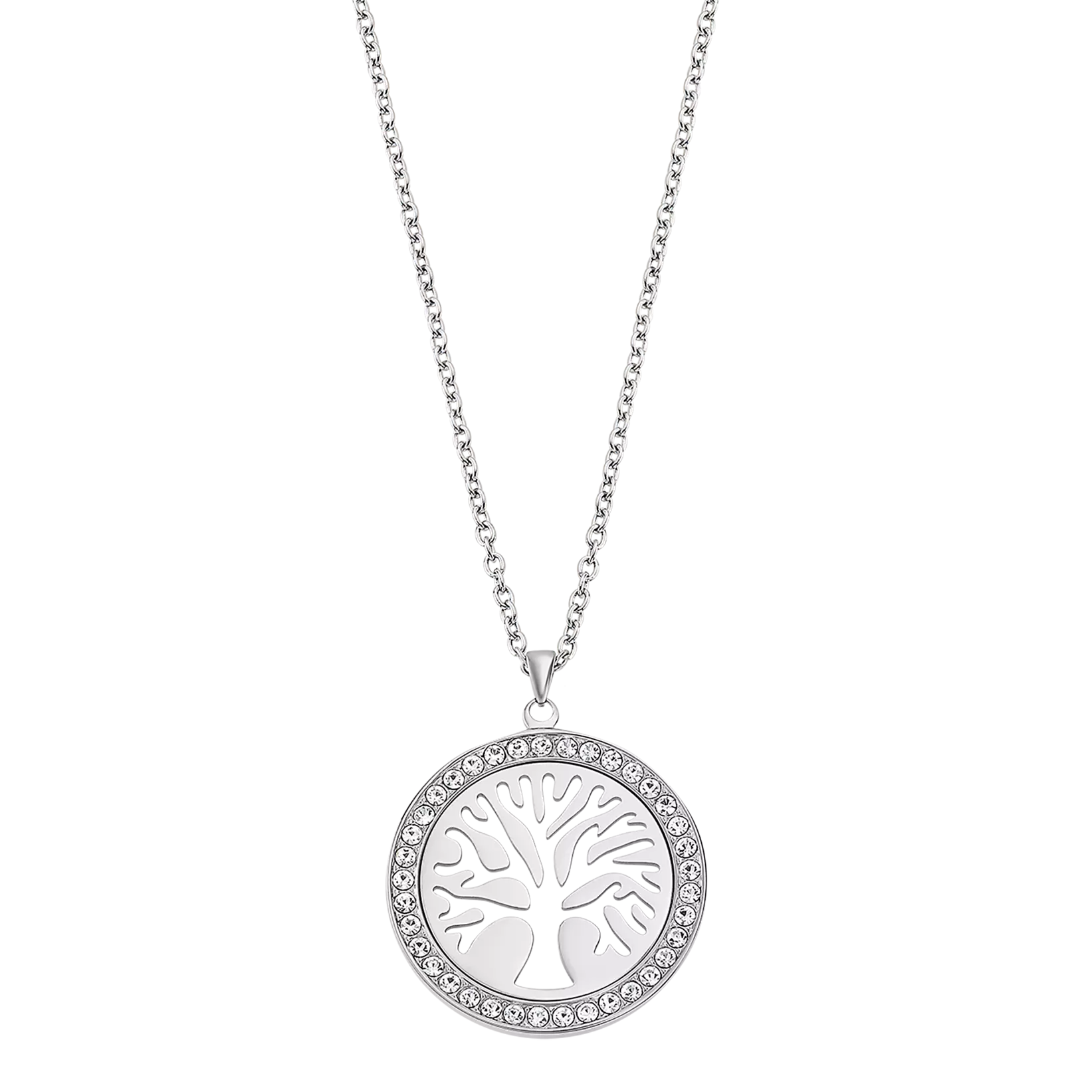 COLLAR ÁRBOL DE VIDA LOTUS STYLE LS2181-1/1 ACERO, MUJER