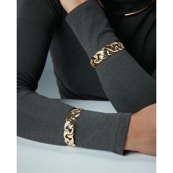 Brazalete acero dorado Air REF. 75416P01012 - Imagen 2
