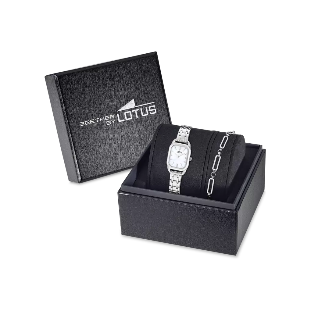 RELOJ DE MUJER 2GETHER BLANCO NACARADO CON BRAZALETE DE ACERO 19039/1 - Imagen 3