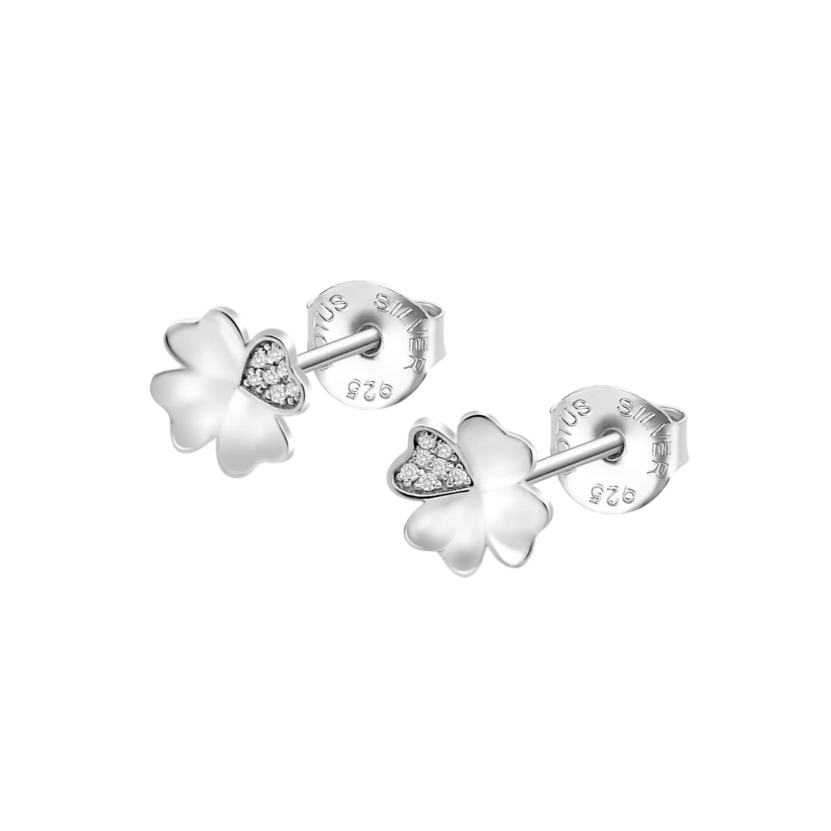 PENDIENTES TRÉBOL LOTUS SILVER MYSTIC LP3599-4/1 PLATA, MUJER