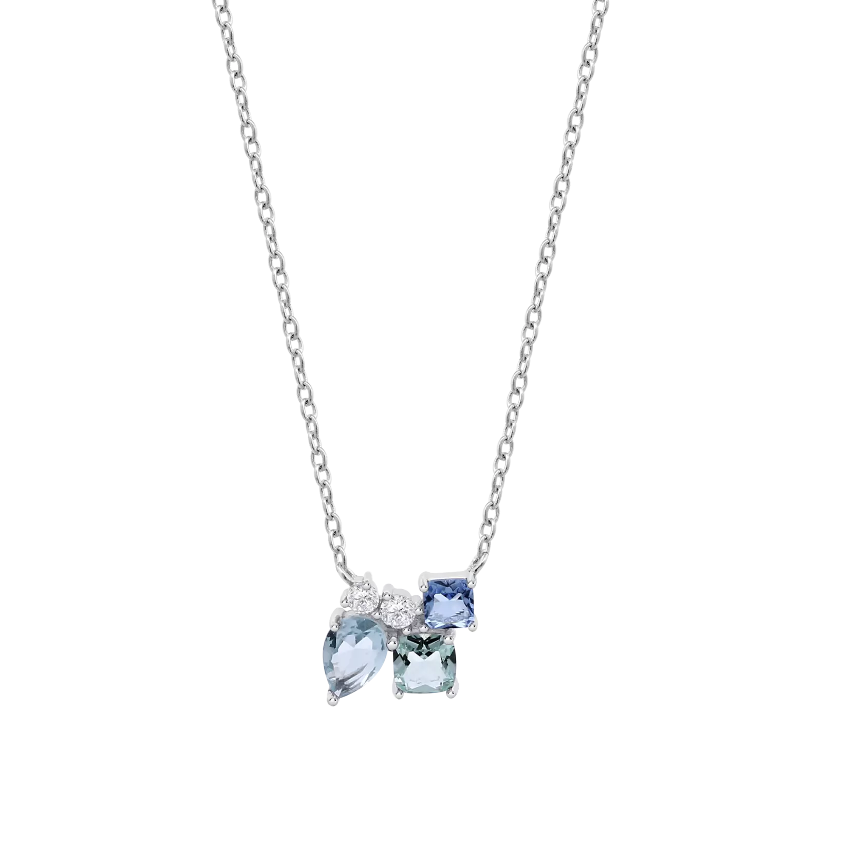 COLLAR LOTUS SILVER LP3637-1/1 PLATA, MUJER
