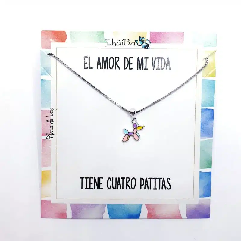 Collar infantil perrito globo REF.COLL1067