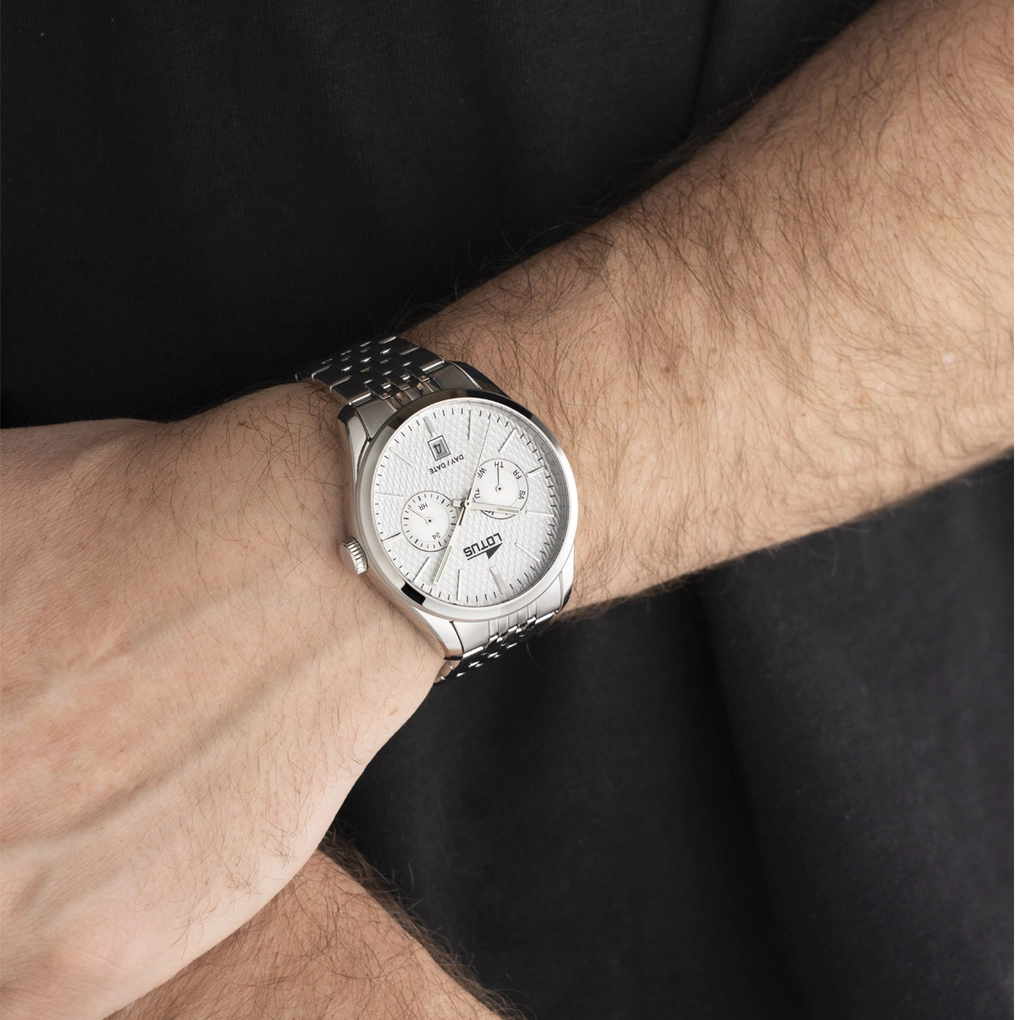 RELOJ LOTUS MULTIFUNCTION COLLECTION 19072/1 GRIS BRAZALETE DE ACERO INOXIDABLE, HOMBRE - Imagen 2