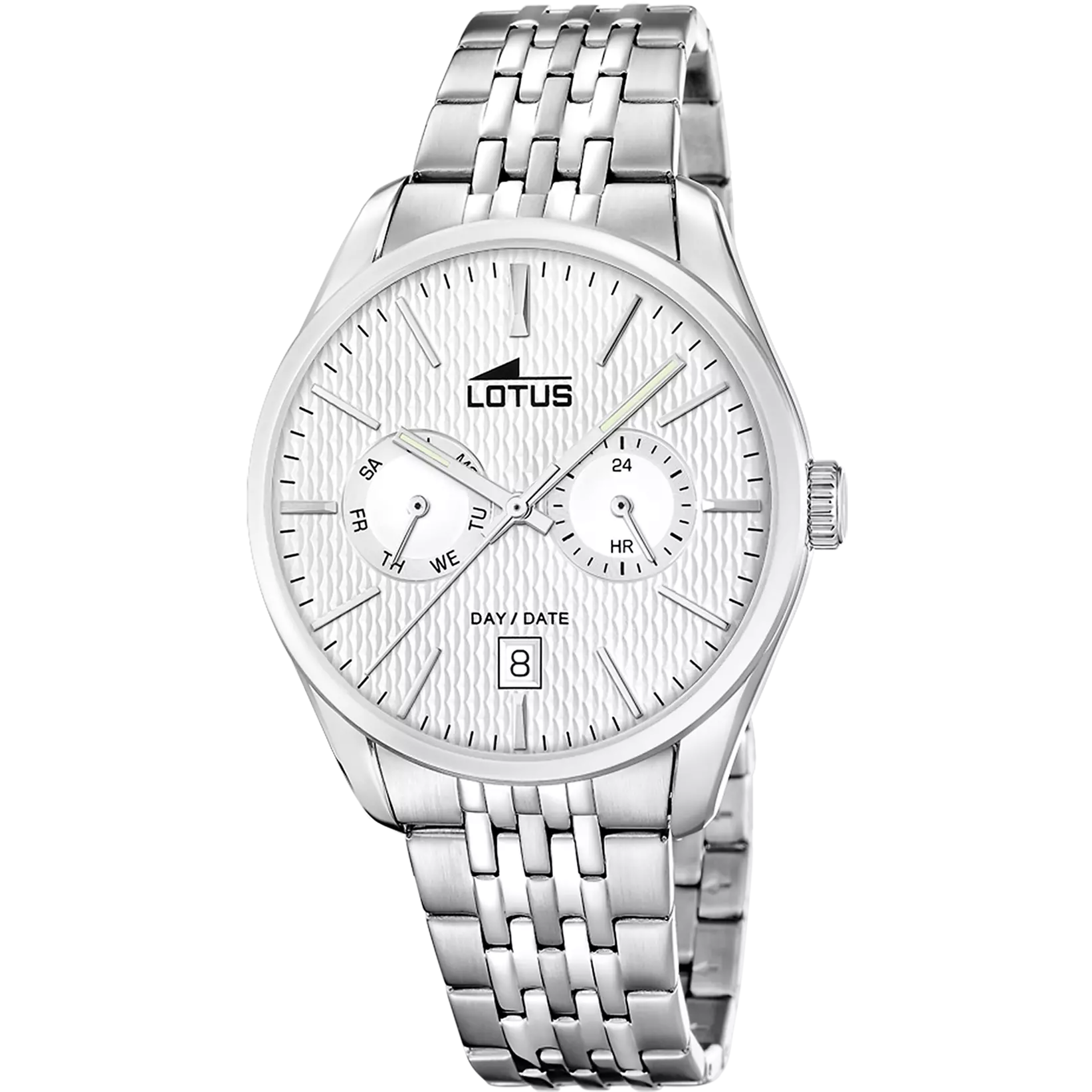 RELOJ LOTUS MULTIFUNCTION COLLECTION 19072/1 GRIS BRAZALETE DE ACERO INOXIDABLE, HOMBRE